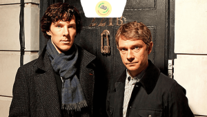 Sherlock Holmes and Watson ở phố Barker